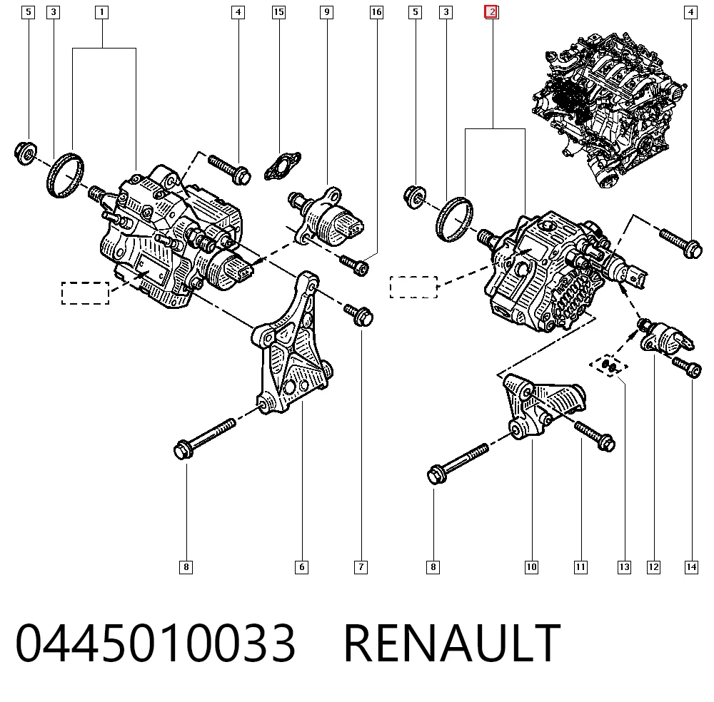 Comprar 8200041766 Nissan/Infiniti Bomba inyectora