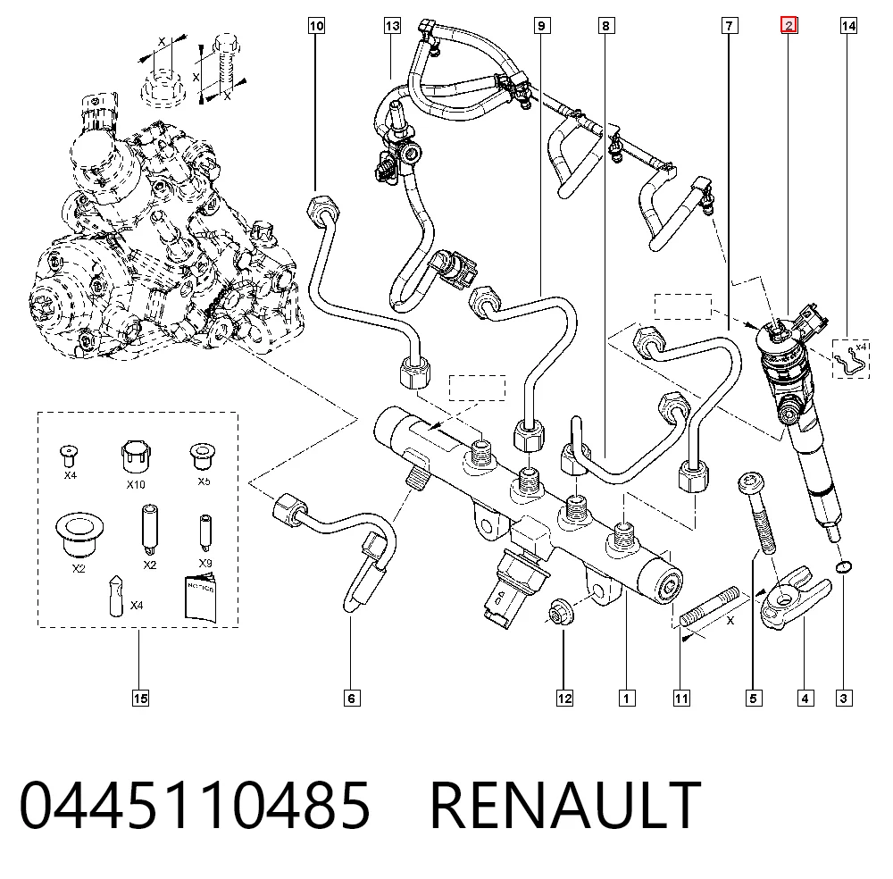 Comprar 8201108033 VAG Inyector