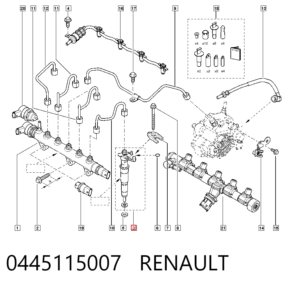 Inyector 986435350 Bosch