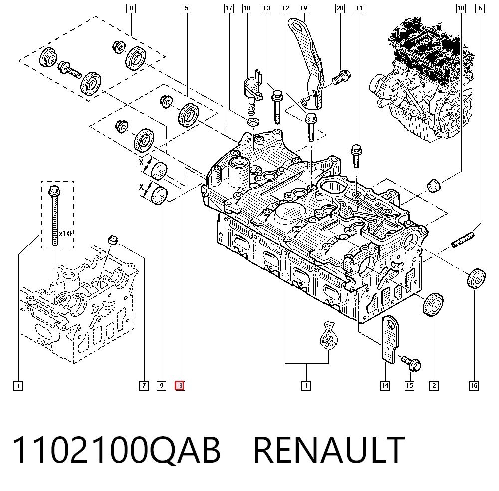 1102100QAB Renault (RVI)