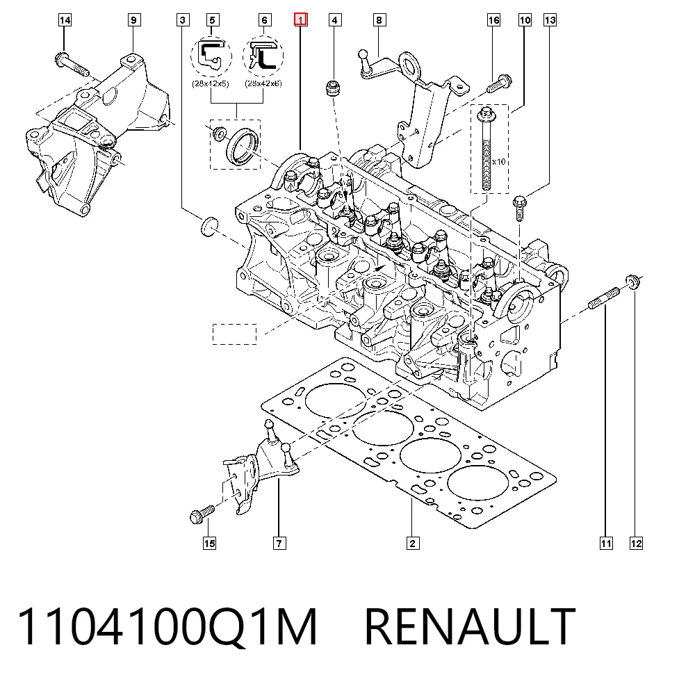 Culata de motor Renault Laguna III hatchback comprar en España
