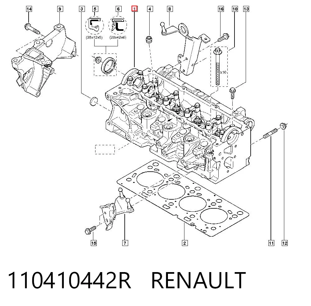 Comprar Culata motor Laguna III BT0, BT1