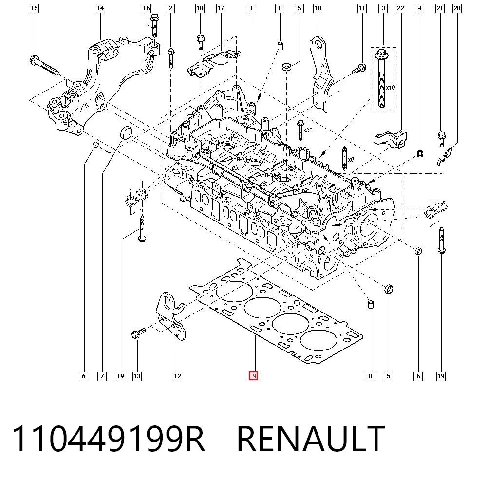 110449199R Renault (RVI)