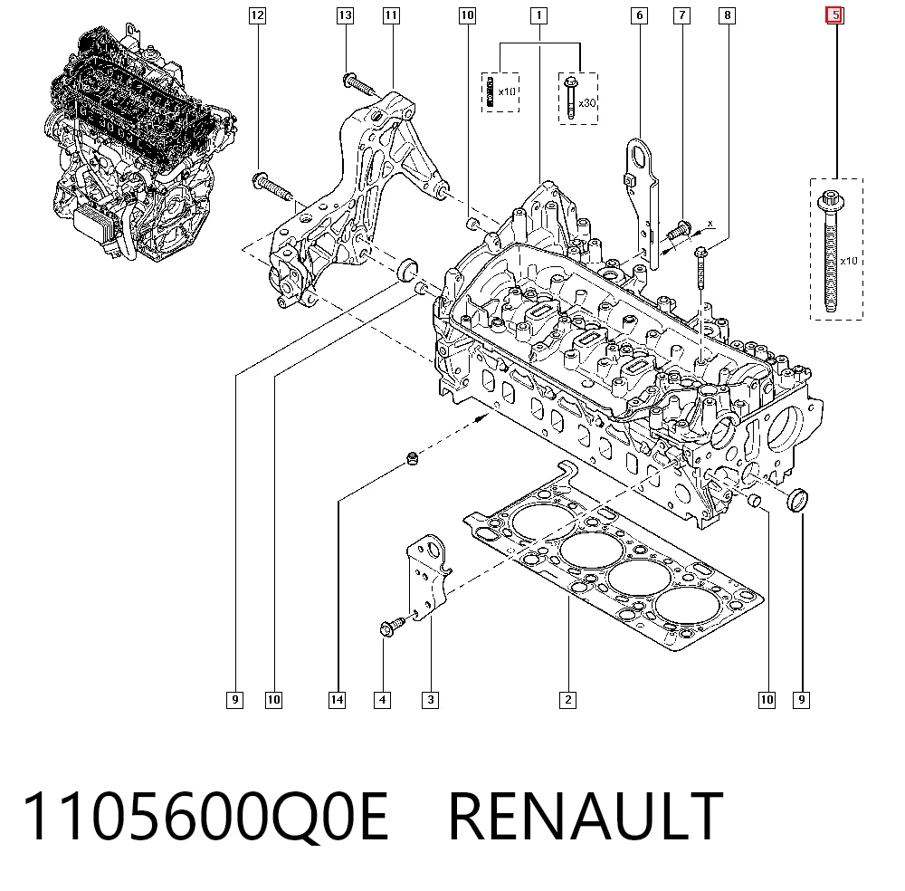 1105600Q0E Renault (RVI)