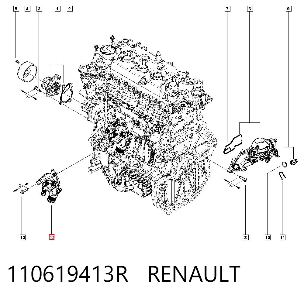 110619413R Renault (RVI)