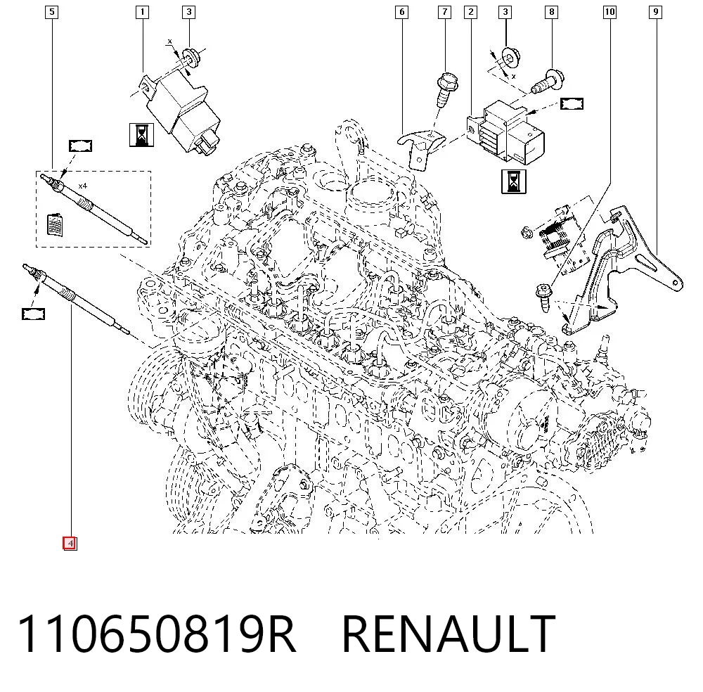 110650819R Renault (RVI)