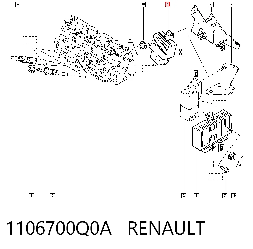 Relé de bujía de precalentamiento Nissan Pathfinder desde 40,66 €