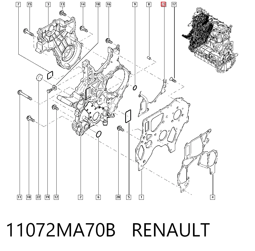 11072MA70B Renault (RVI)