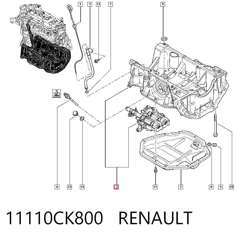 11110CK800 Renault (RVI)