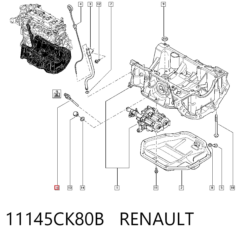 11145CK80B Renault (RVI)