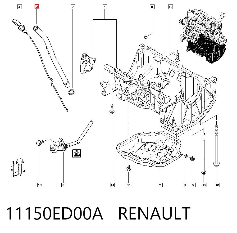 11150ED00A Renault (RVI)