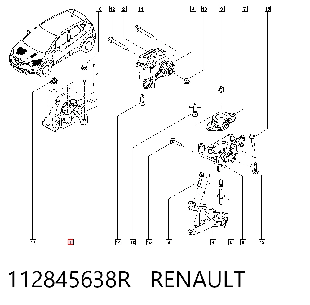 112845638R Renault (RVI)