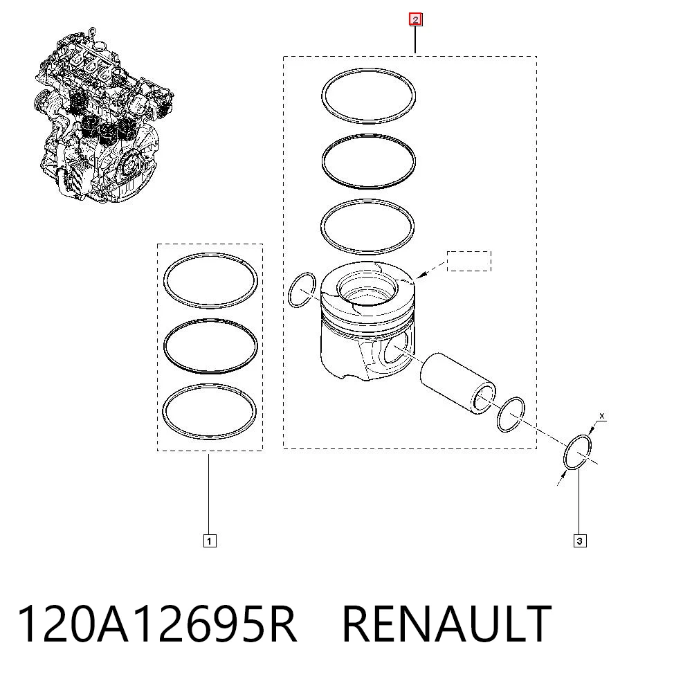 120A12695R Renault (RVI)
