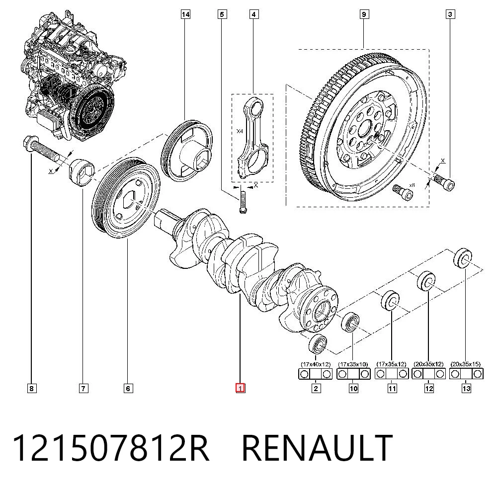 121507812R Renault (RVI)
