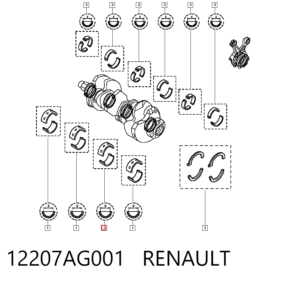 12207AG001 Renault (RVI)