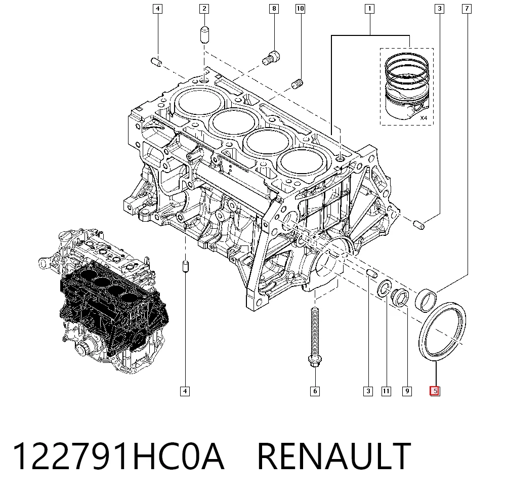122791HC0A Renault (RVI)