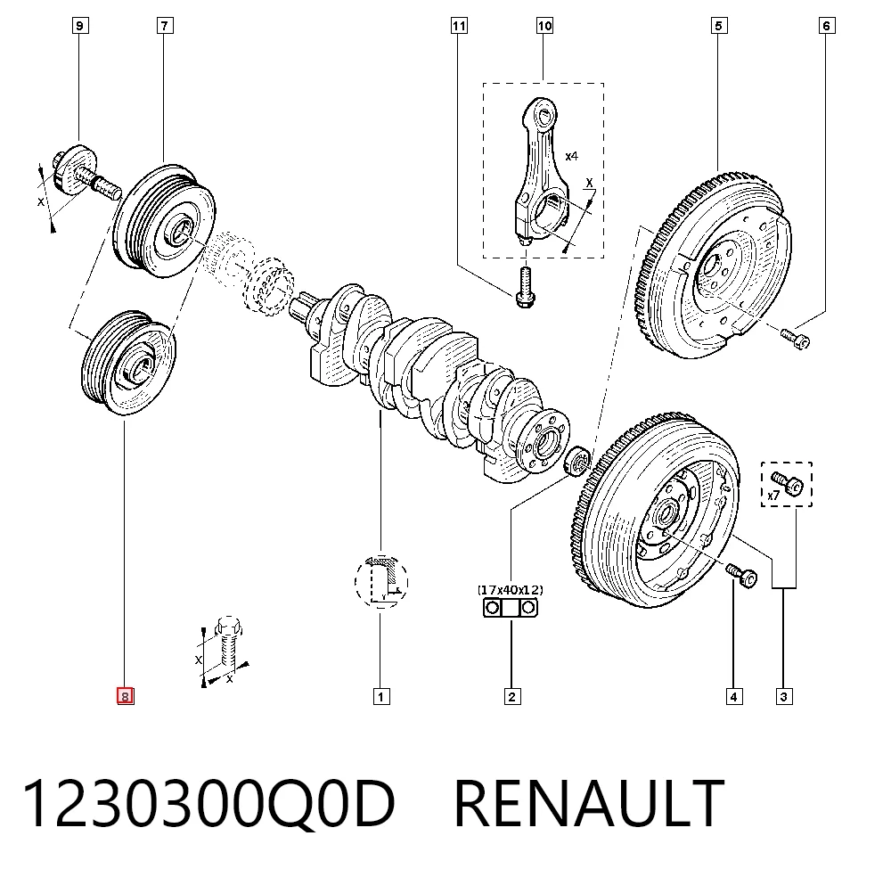 1230300Q0D Renault (RVI)