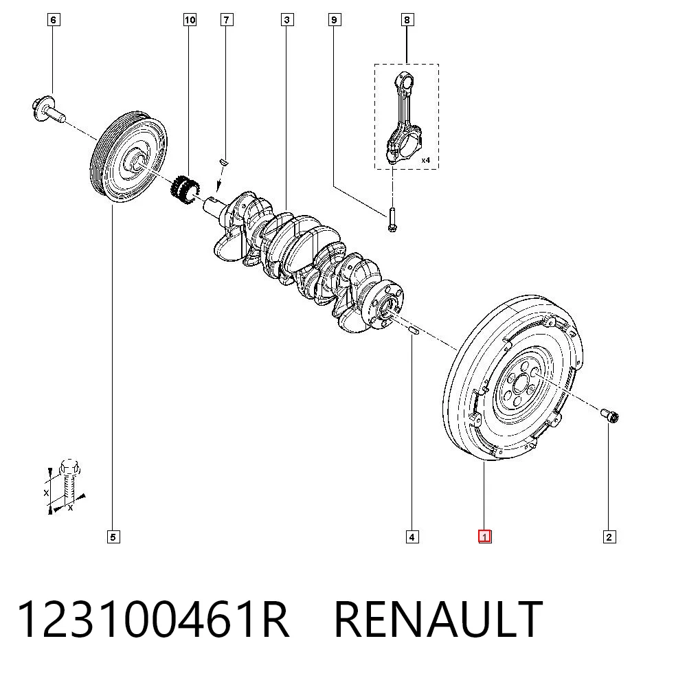 123100461R Renault (RVI)