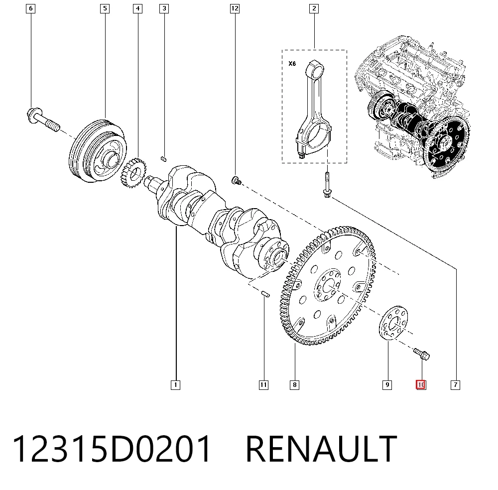 12315D0201 Renault (RVI)
