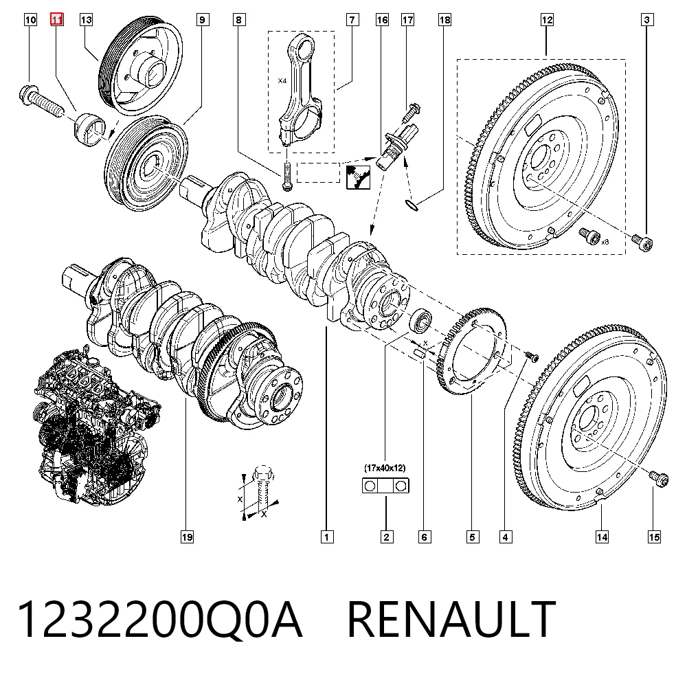 1232200Q0A Renault (RVI)