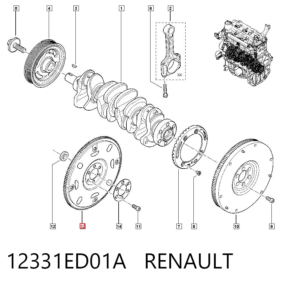 12331ED01A Renault (RVI)