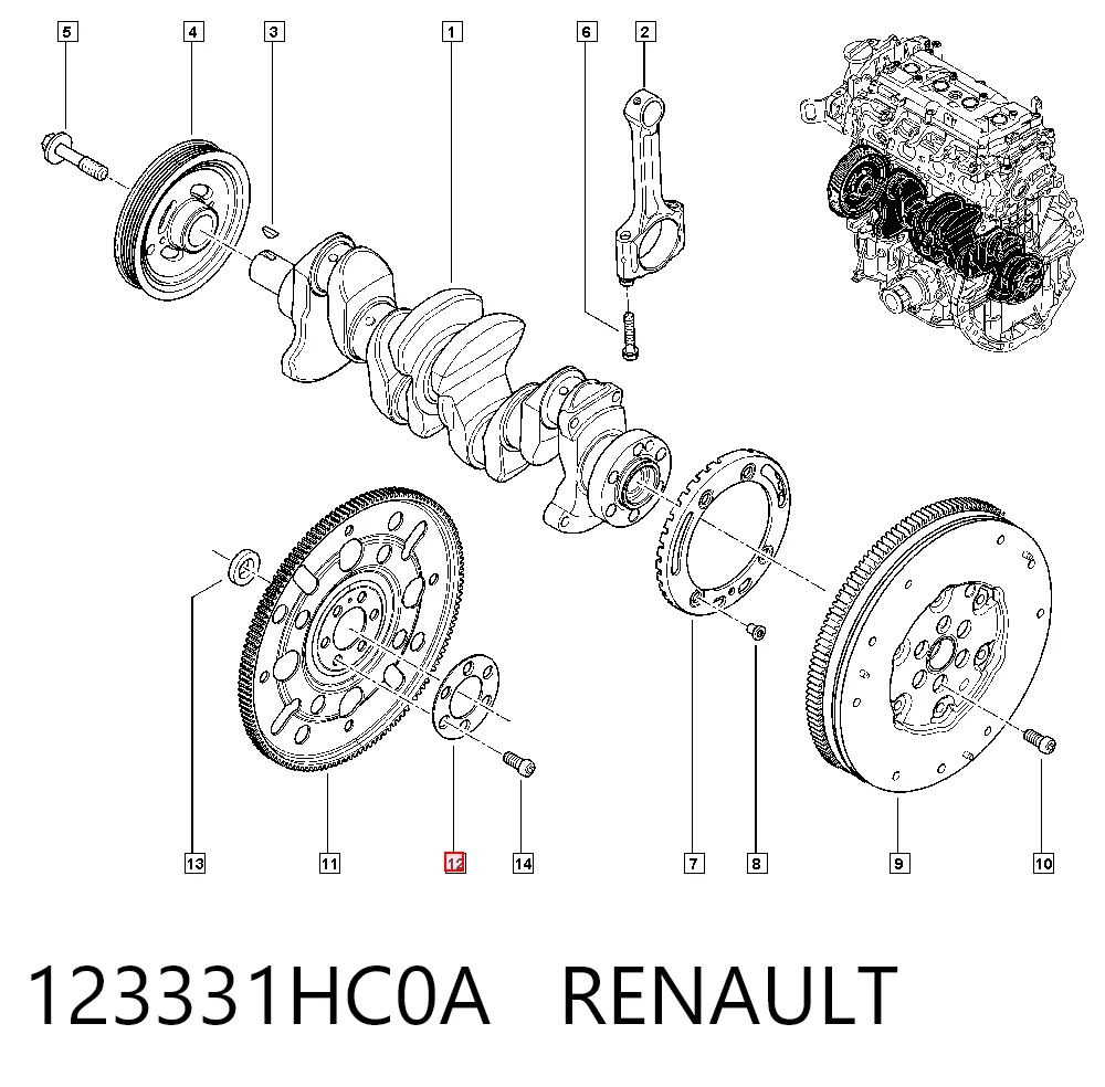 123331HC0A Renault (RVI)