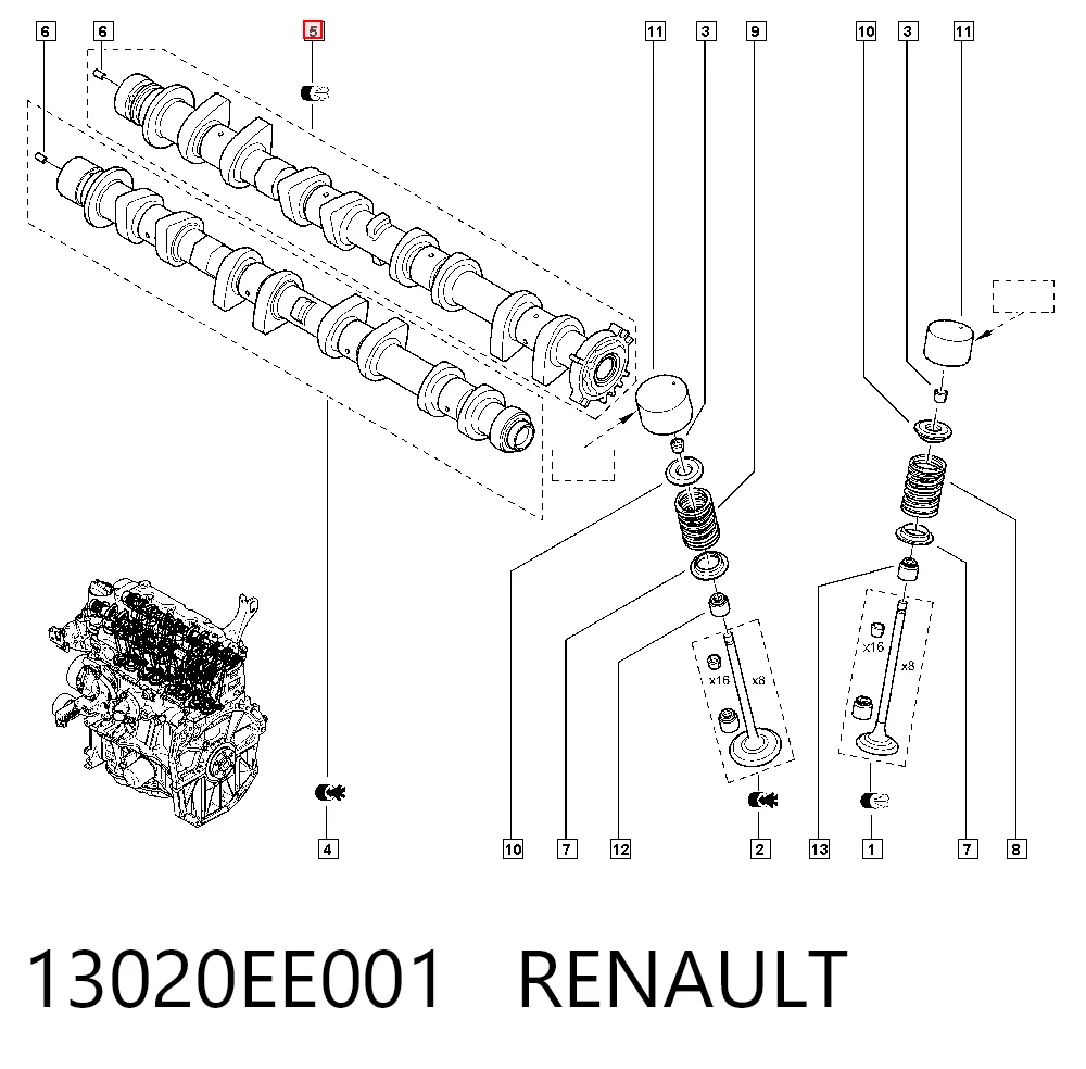 13020EE001 Renault (RVI)