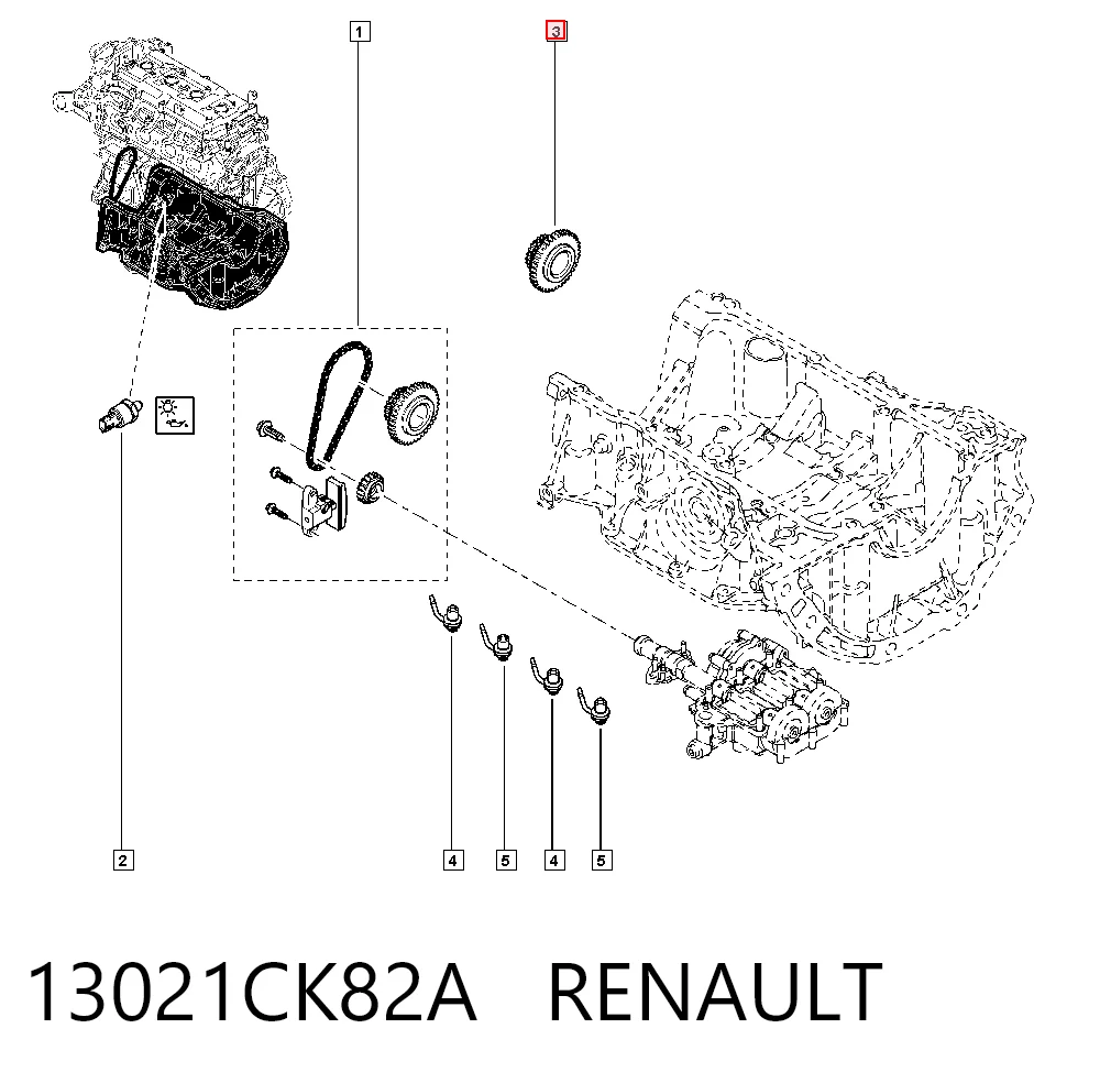 Piñón del cigüeñal Nissan Tiida hatchback (C11X) (2004 - 2014) precio, desde 18,59 EUR