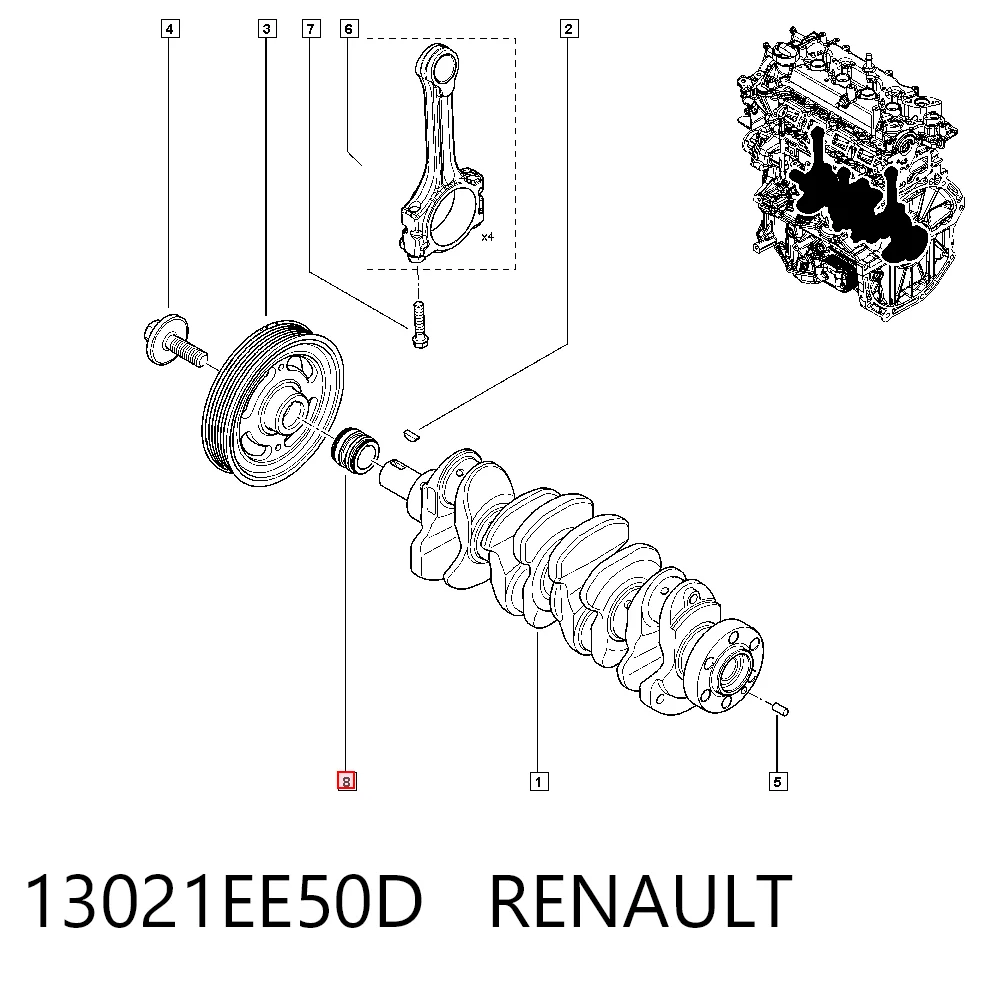 13021EE50D Renault (RVI)