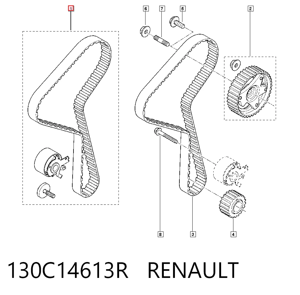 Comprar Kit de correa de distribución Renault DUSTER I HS a bajo precio