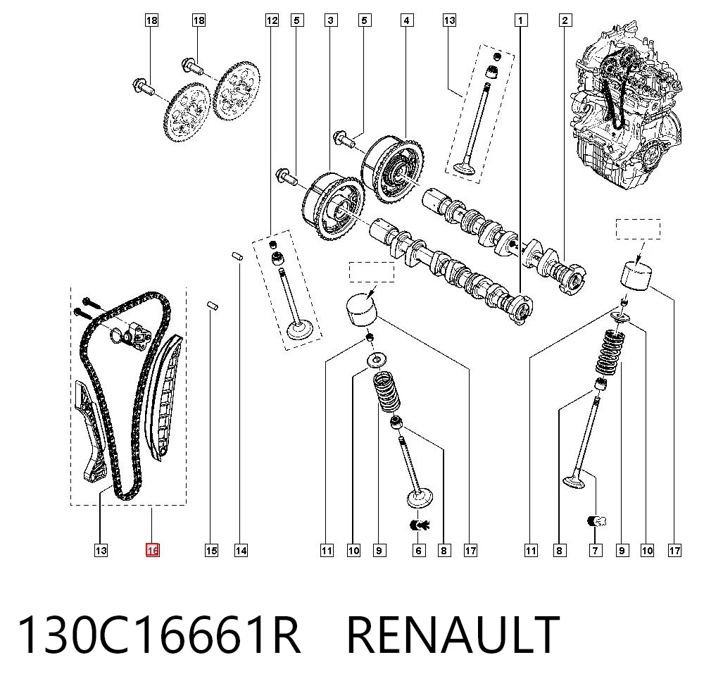 130C16661R Renault (RVI)