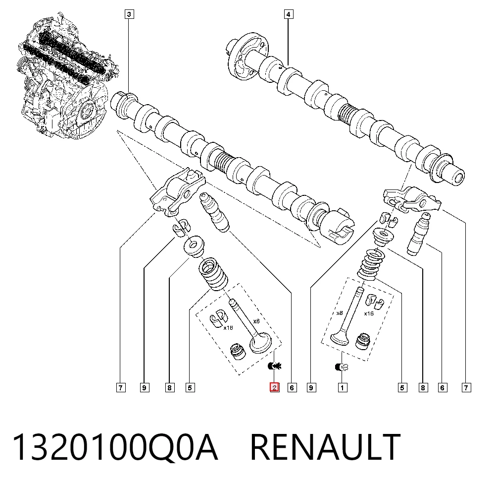 1320100Q0A Renault (RVI)