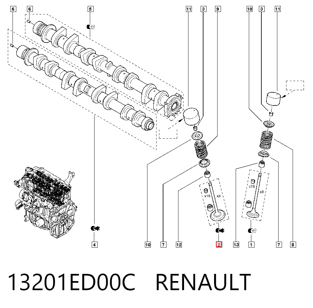 13201ED00C Renault (RVI)