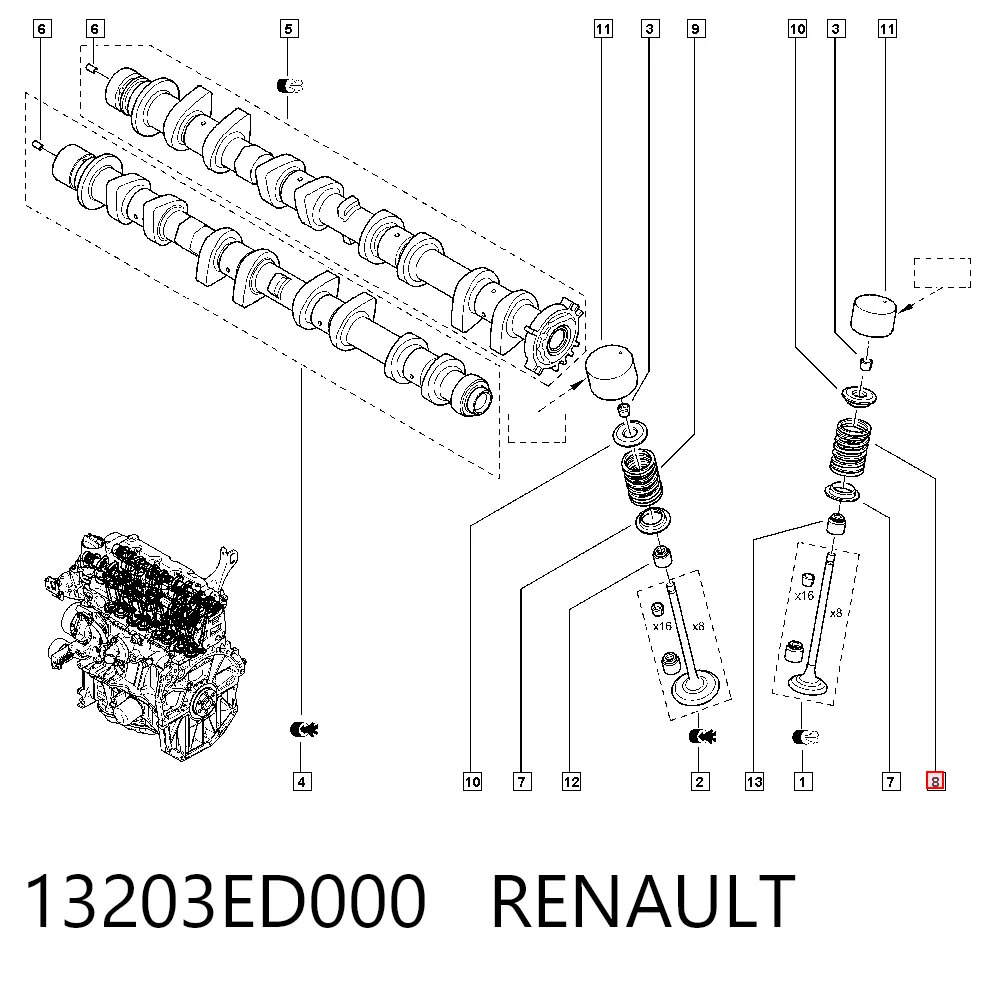 13203ED000 Renault (RVI)
