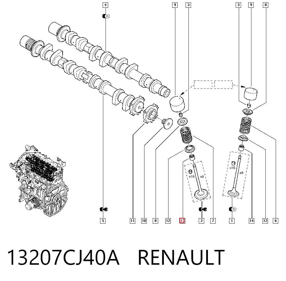 13207CJ40A Renault (RVI)