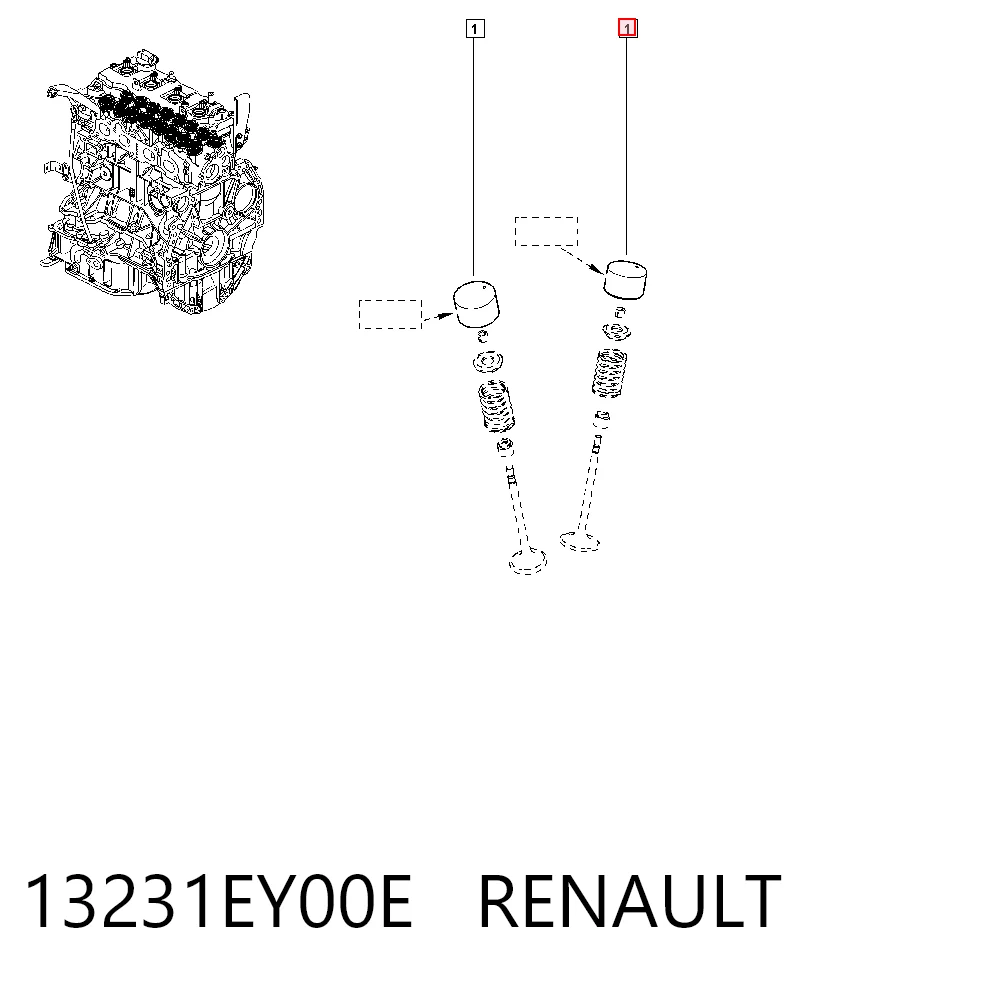 13231EY00E Renault (RVI)