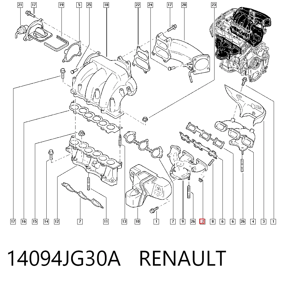 14094JG30A Renault (RVI)