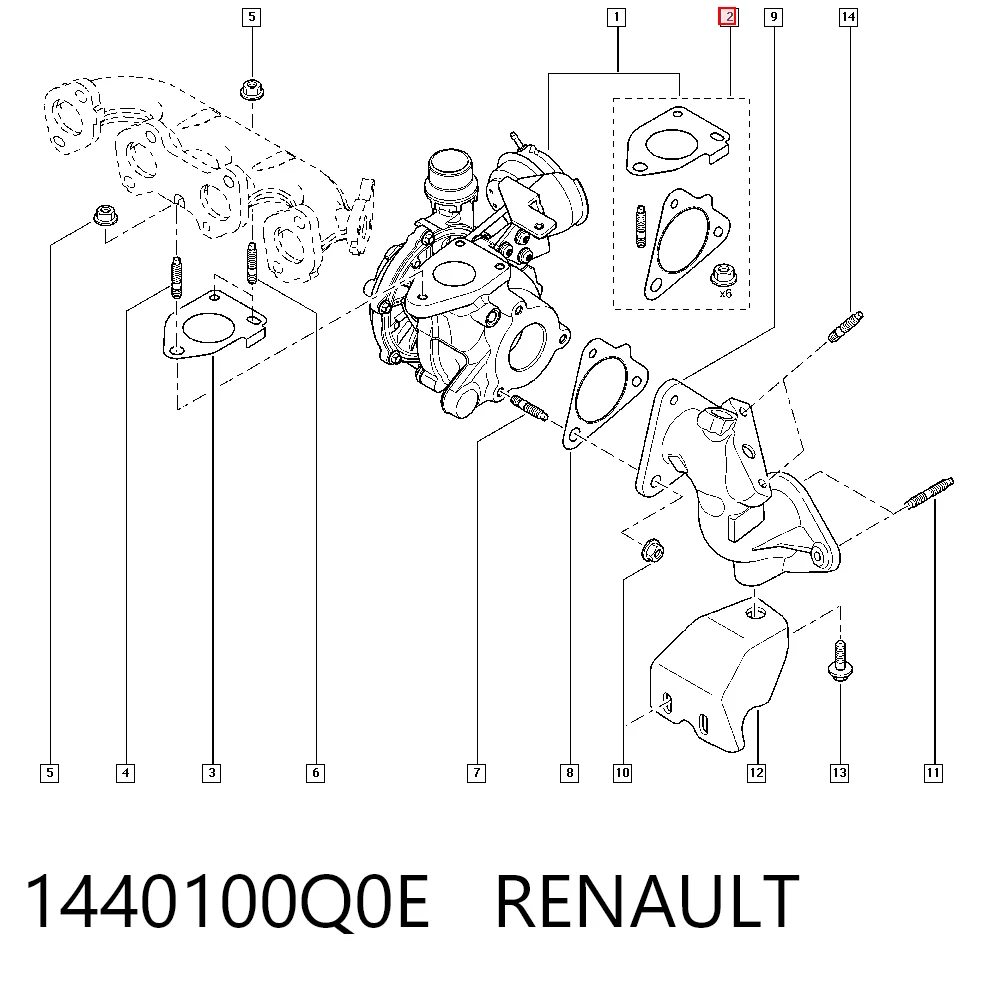 1440100Q0E Renault (RVI)