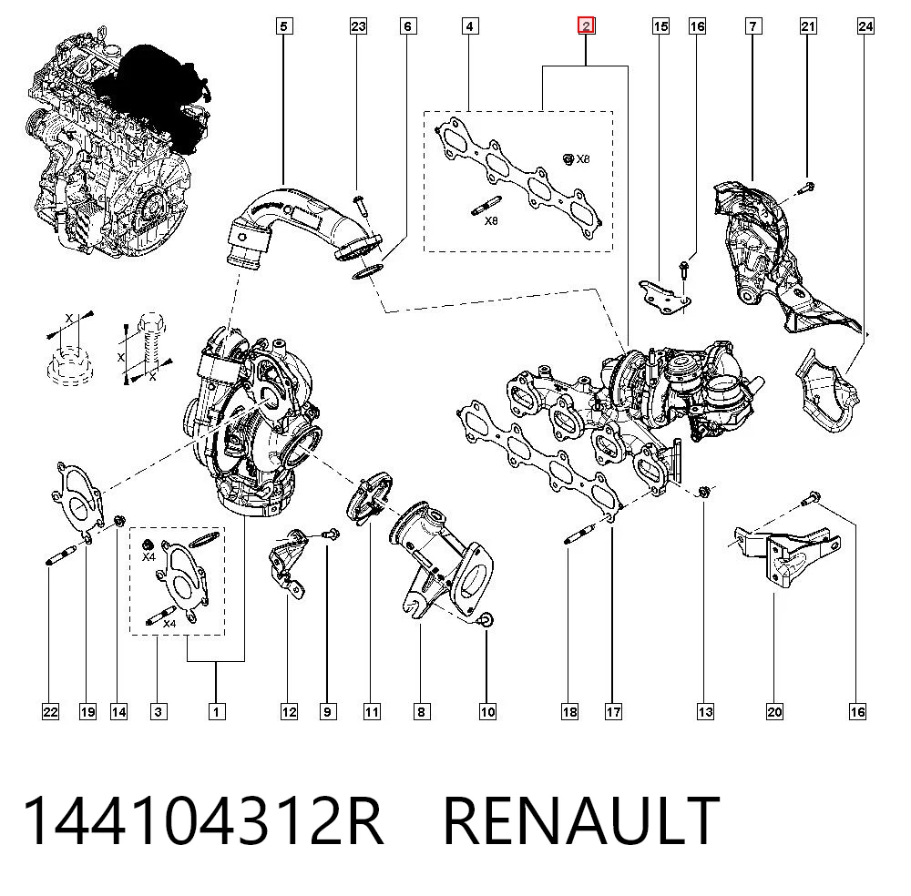 144104312R Renault (RVI)