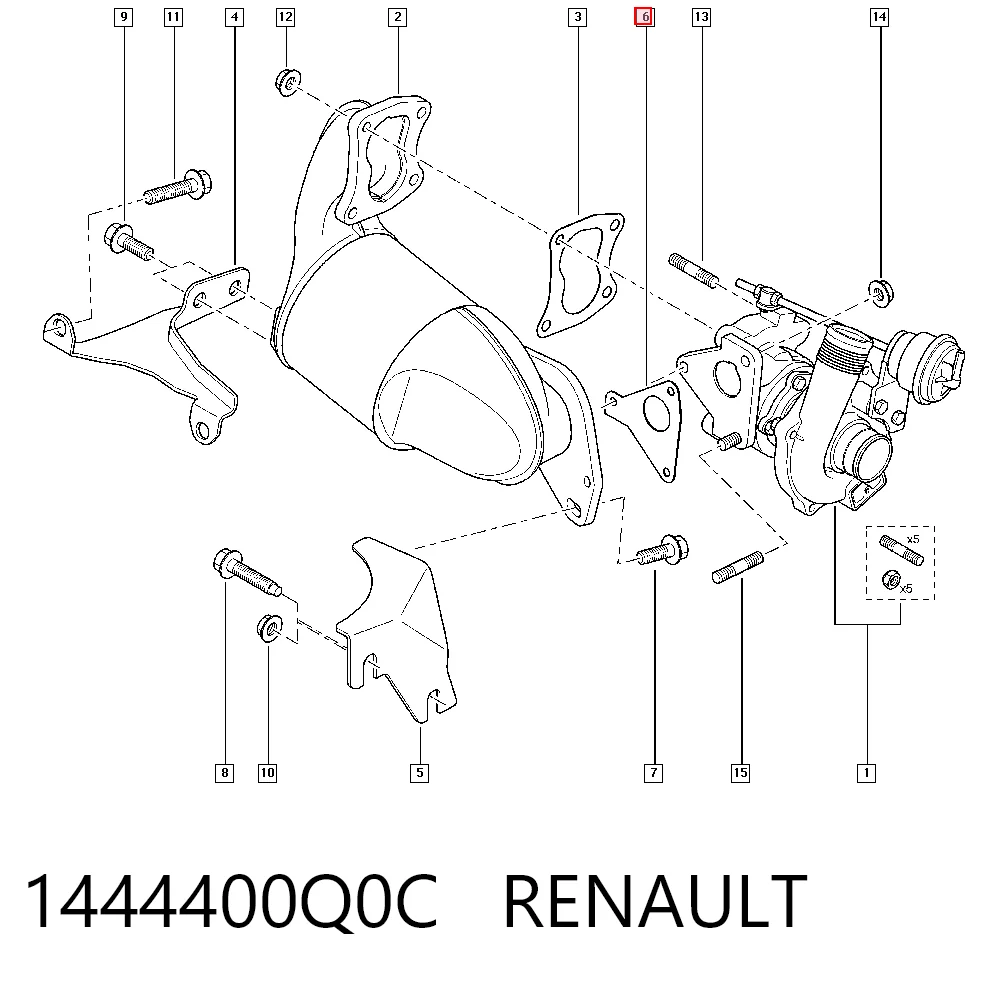 1444400Q0C Renault (RVI)