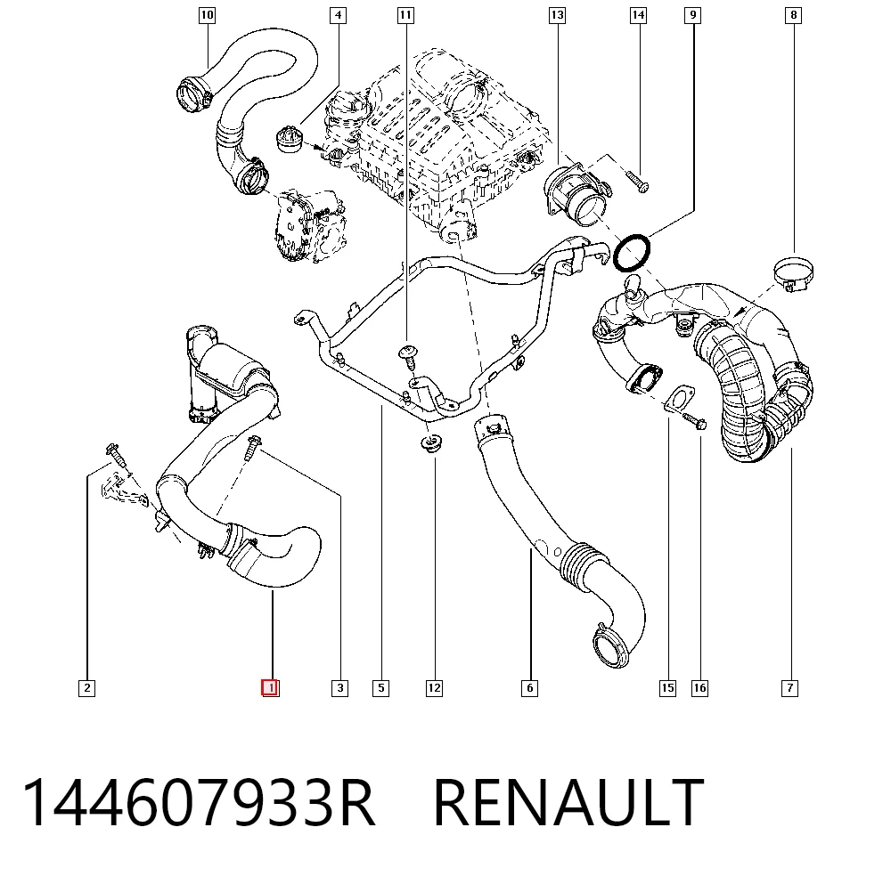 Manguera del intercooler General Motors 93857913 precio, desde 52,97 EUR