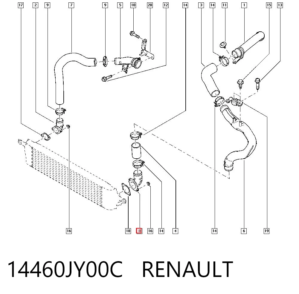 14460JY00C RENAULT