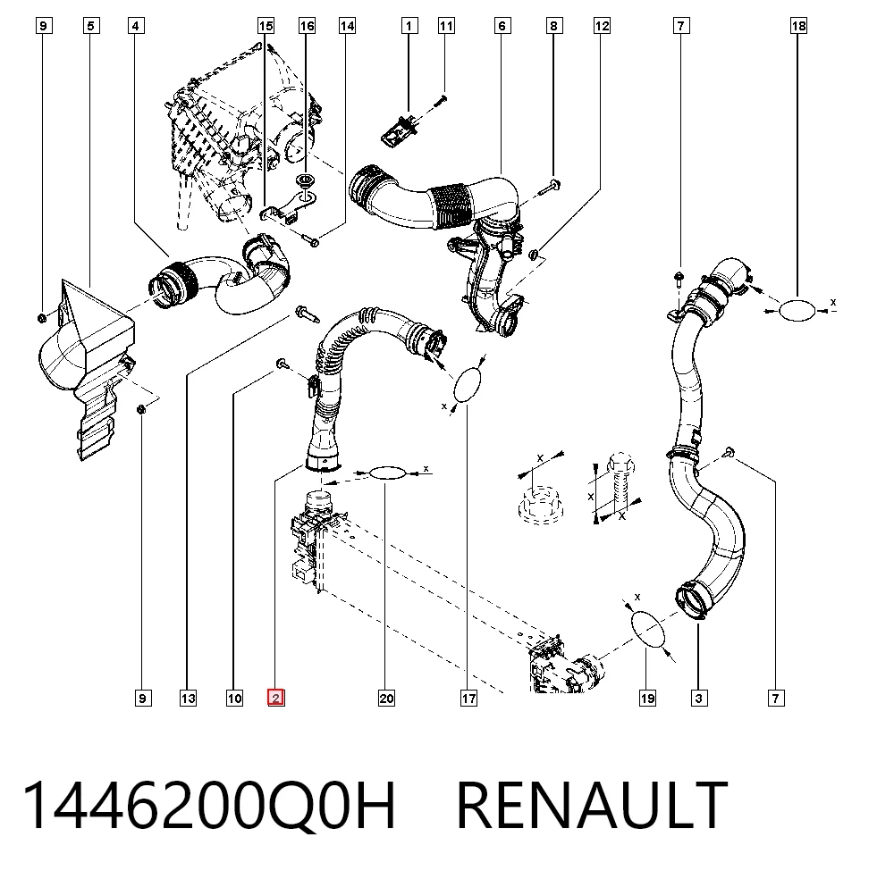 1446200Q0H Renault (RVI)