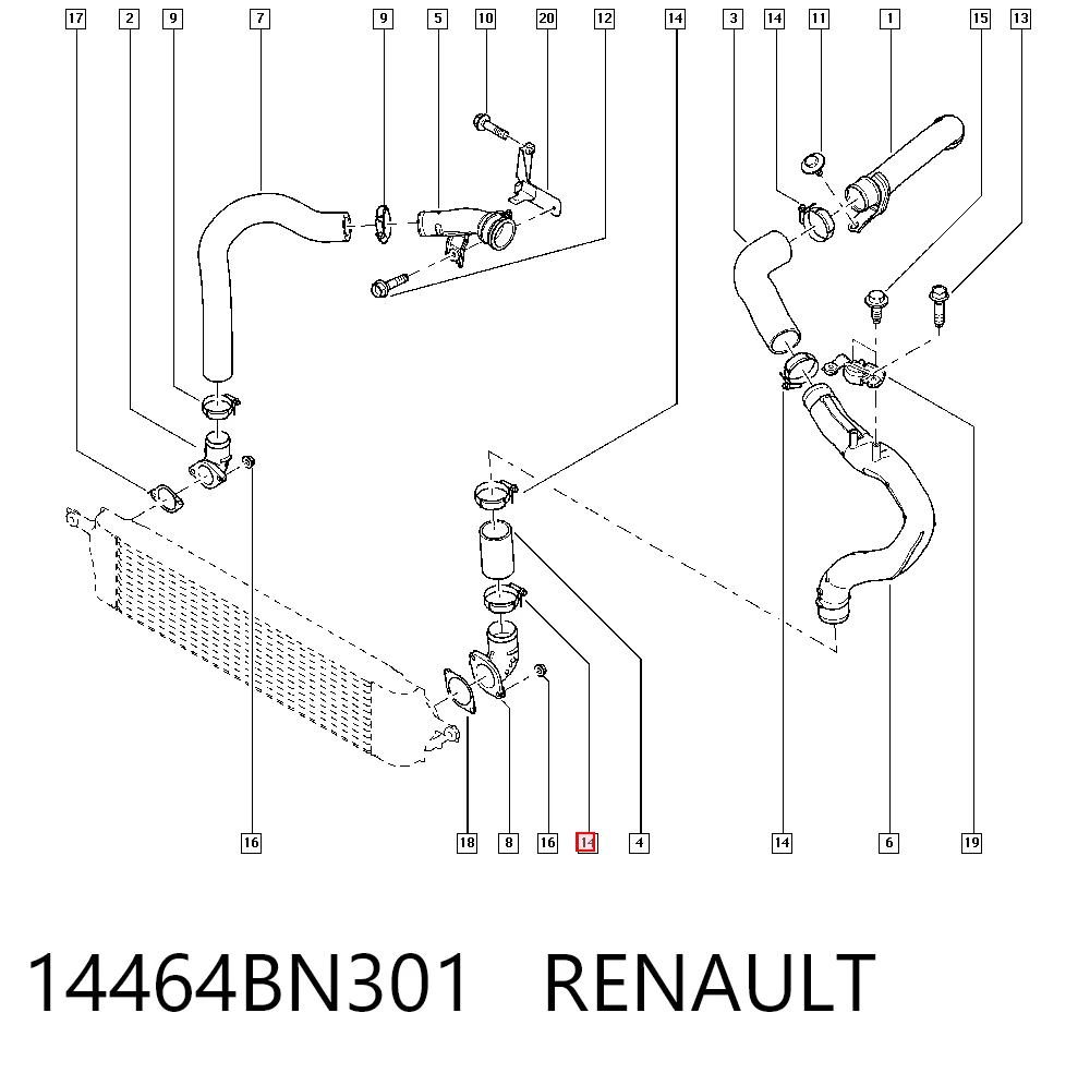 14464BN301 Renault (RVI)