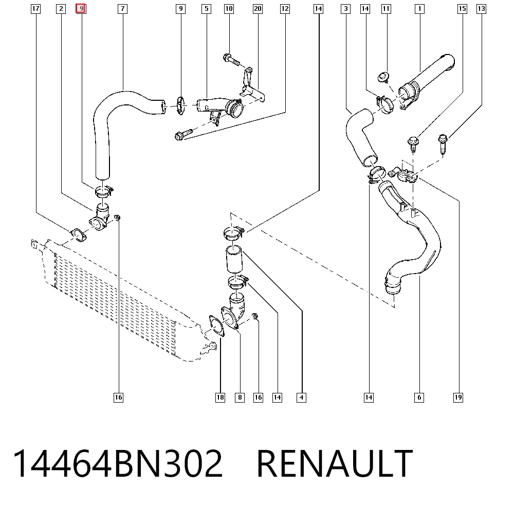 14464BN302 Renault (RVI)
