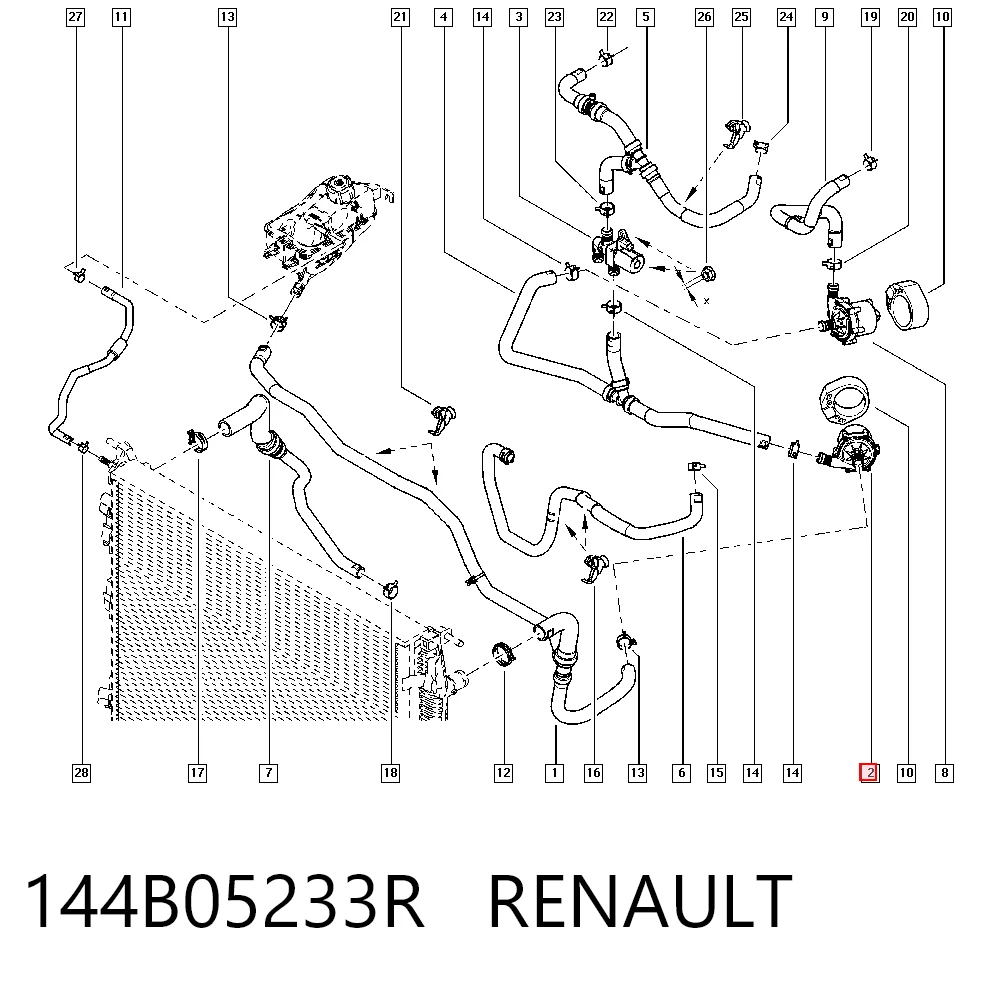 4535000200 Mercedes Bomba refrigerante coche