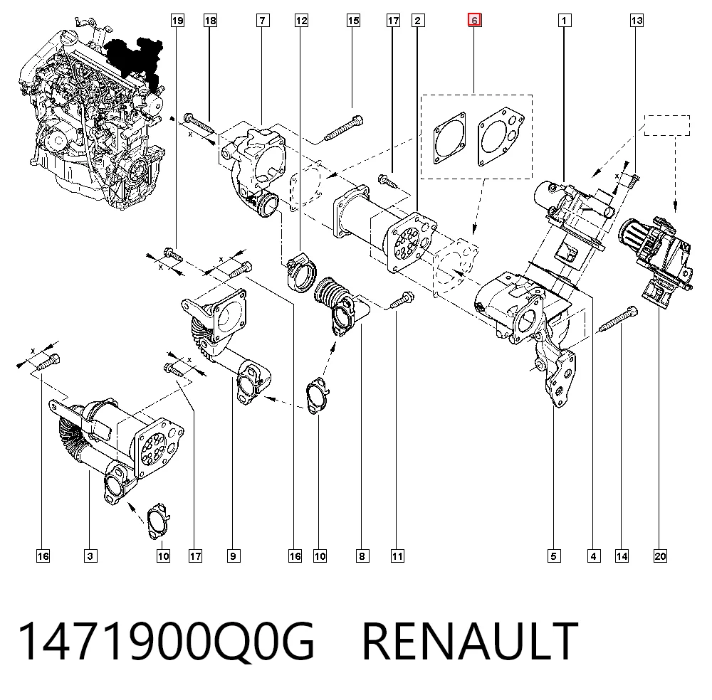 1471900Q0G Renault (RVI)