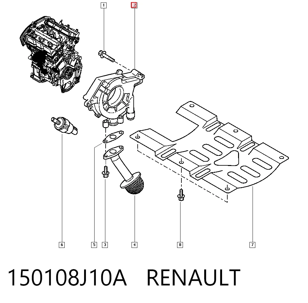 Bomba de aceite Nissan Murano  (2004-2008)
