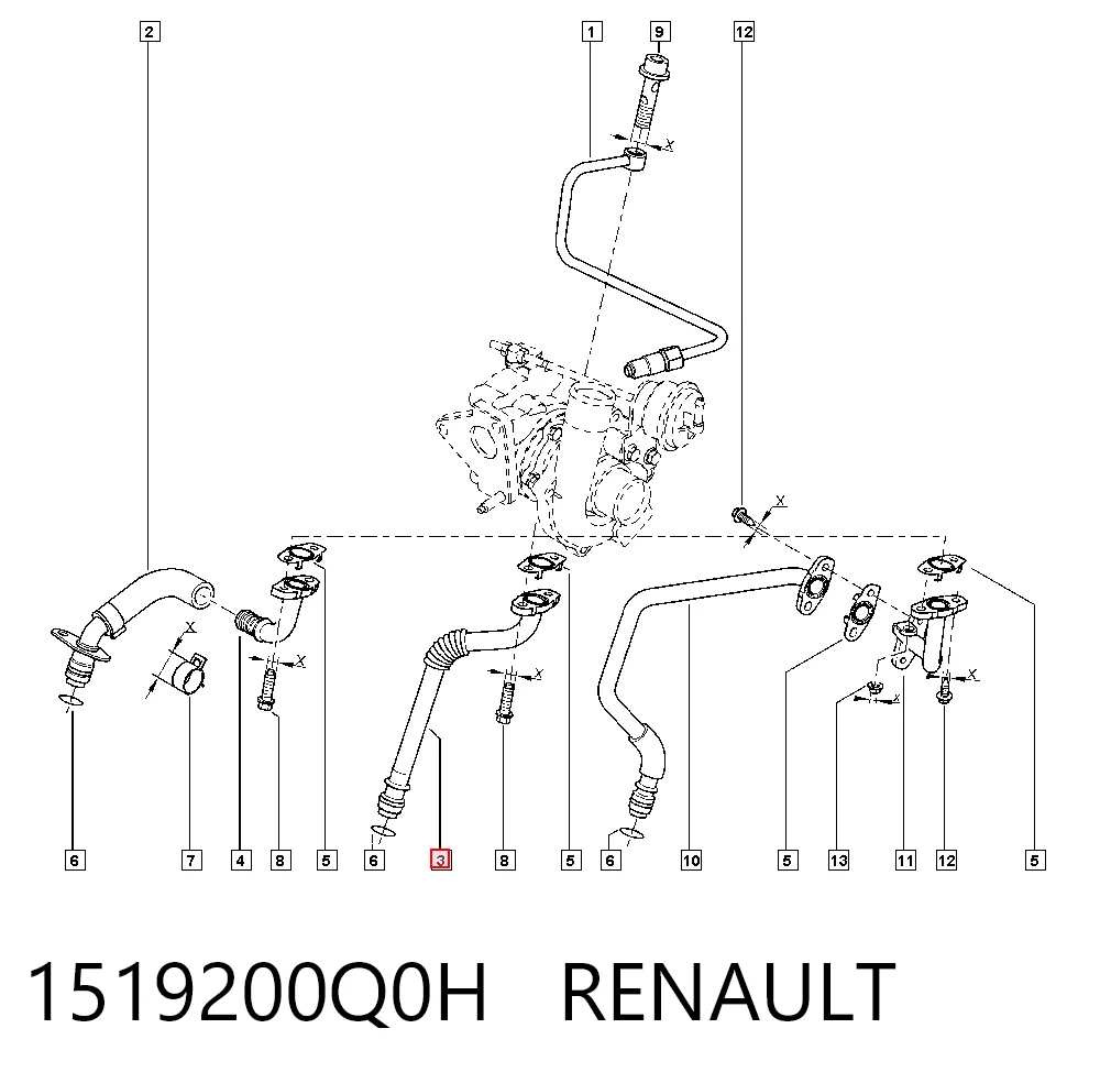 1519200Q0H Renault (RVI)