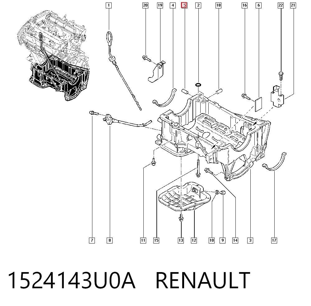 1524143U0A Renault (RVI)